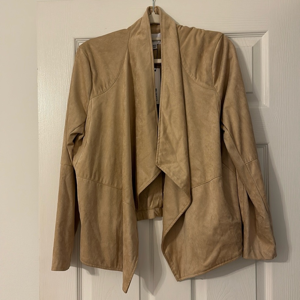 BB Dakota blazer suede size XXL new with tags open front